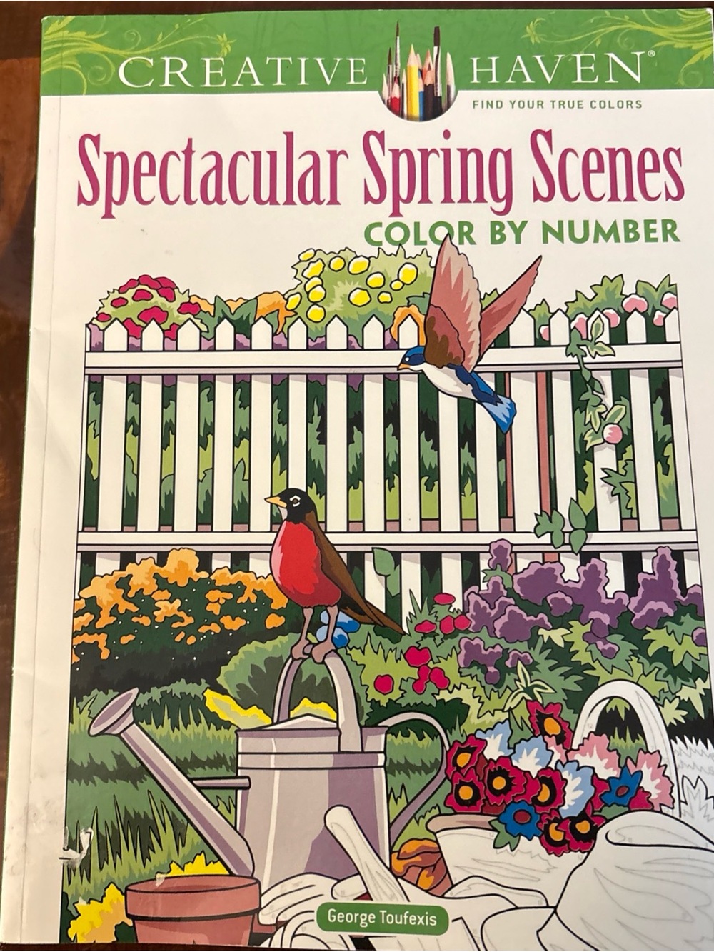 Source Unknown Creative Haven Spectacular Spring Scenes Colorful Cover